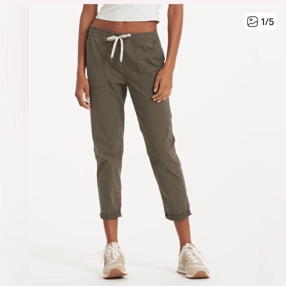 Vuori - Women's Vintage Ripstop Pants in Dark Oregano, Size Small